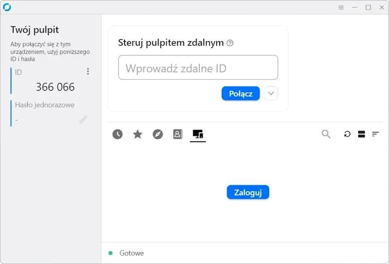 Aplikacja do Zdalnego Dostępu